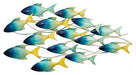 Dullcott - Indoor/Outdoor Wall Decor - Blue / Teal / Yellow – Wall Decor by Signature Design by Ashley® at Furniture Wholesale Plus , Nashville furniture store