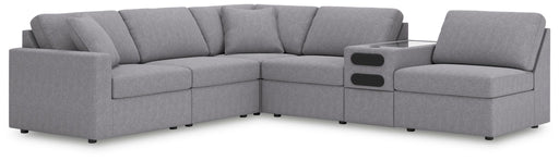 Modmax - Sectional - Granite – Stationary Sectionals by Signature Design by Ashley® at Furniture Wholesale Plus , Nashville furniture store