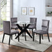 Amalie - 5 Piece Dining Set - Black – 5 Piece Dining Room Sets by Steve Silver Furniture at Furniture Wholesale Plus , Nashville furniture store