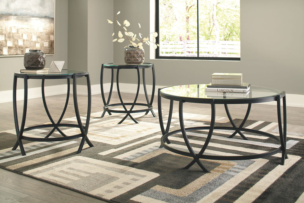 Tarrin - Occasional Table Set (Set of 3) - Black – Table Sets by Signature Design by Ashley® at Furniture Wholesale Plus , Nashville furniture store