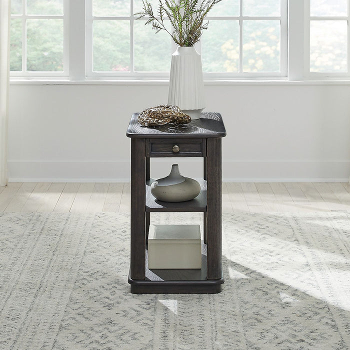 Wallace - Chair Side Table - Aged Oak – Chair Side Tables by Liberty Furniture at Furniture Wholesale Plus , Nashville furniture store