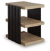 Rylandyn - Rectangular End Table - Black / Light Brown – End Tables by Signature Design by Ashley® at Furniture Wholesale Plus , Nashville furniture store