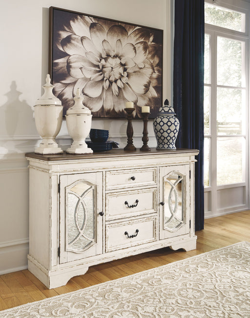 Realyn - Chipped White - Dining Room Server - Premium Servers from Signature Design by Ashley® - Just $938! Shop now at Furniture Wholesale Plus  We are the best furniture store in Nashville, Hendersonville, Goodlettsville, Madison, Antioch, Mount Juliet, Lebanon, Gallatin, Springfield, Murfreesboro, Franklin, Brentwood