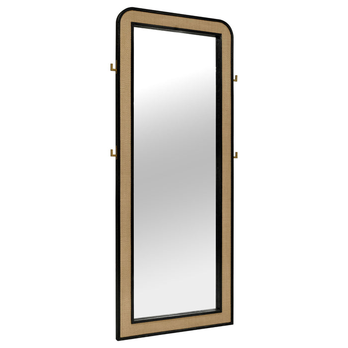 Arini - Cane Weave Full Length Standing Floor Mirror – Floor Mirrors by Coaster Fine Furniture at Furniture Wholesale Plus , Nashville furniture store