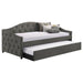 Sadie - Upholstered Daybed With Trundle – Daybeds by CoasterEveryday at Furniture Wholesale Plus , Nashville furniture store
