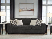 Loreo - Sofa - Ebony – Stationary Sofas by Benchcraft® at Furniture Wholesale Plus , Nashville furniture store