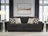Loreo - Sofa - Ebony – Stationary Sofas by Benchcraft® at Furniture Wholesale Plus , Nashville furniture store