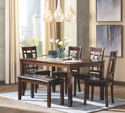 Bennox - Dining Room Table Set (Set of 6) - Brown – 6 Piece Dining Room Sets by Signature Design by Ashley® at Furniture Wholesale Plus , Nashville furniture store