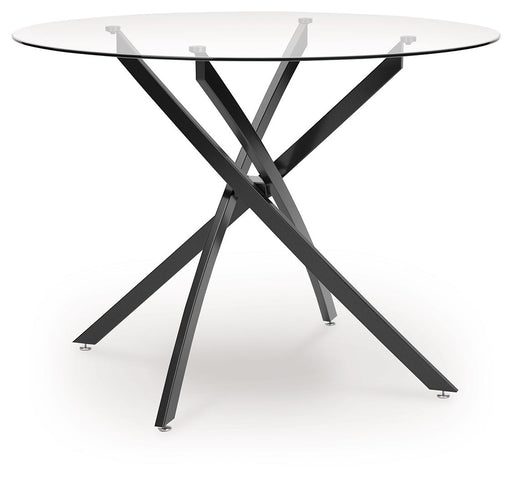 Pharwynn - Round Dining Room Table - Black – Dining Tables by Signature Design by Ashley® at Furniture Wholesale Plus , Nashville furniture store