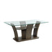 Dapper - Rectangular Dining 5 Piece Set (Table And Four Chairs) - Walnut – 5 Piece Dining Room Sets by Elements International at Furniture Wholesale Plus , Nashville furniture store
