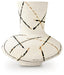 Brockford - Vase - Cream / Black / Brown – Vases & Jars by Signature Design by Ashley® at Furniture Wholesale Plus , Nashville furniture store