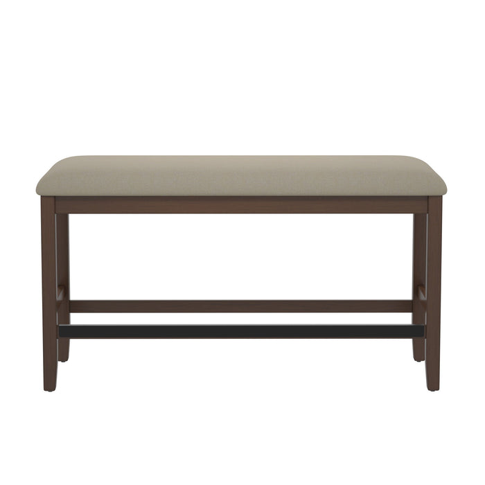 Seneca - Gathering Height Bench - Premium Upholstered Benches from Emerald Home - Just $179! Shop now at Furniture Wholesale Plus  We are the best furniture store in Nashville, Hendersonville, Goodlettsville, Madison, Antioch, Mount Juliet, Lebanon, Gallatin, Springfield, Murfreesboro, Franklin, Brentwood