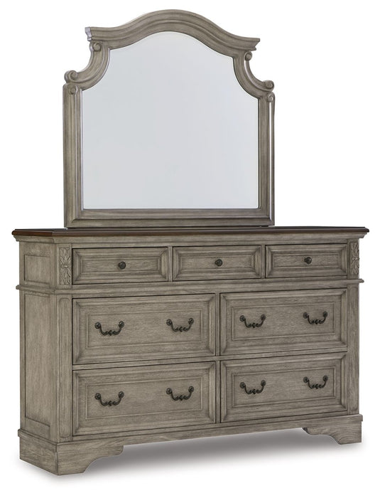 Lodenbay - Dresser, Mirror - Antique Gray – Dresser & Mirror by Signature Design by Ashley® at Furniture Wholesale Plus , Nashville furniture store