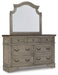 Lodenbay - Dresser, Mirror - Antique Gray – Dresser & Mirror by Signature Design by Ashley® at Furniture Wholesale Plus , Nashville furniture store