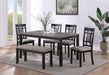 Paige - Dinette Set – 7 Piece Dining Room Sets by Crown Mark at Furniture Wholesale Plus , Nashville furniture store