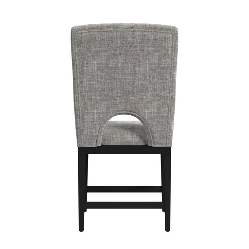 Oregon - Fabric Counter Side Chair (Set of 2) - Gray / Black – Chair Sets by Elements International at Furniture Wholesale Plus , Nashville furniture store