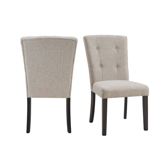 Lexi - Tufted Upholstered Chair (Set of 2) - Espresso – Chair Sets by Elements International at Furniture Wholesale Plus , Nashville furniture store