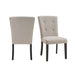 Lexi - Tufted Upholstered Chair (Set of 2) - Espresso – Chair Sets by Elements International at Furniture Wholesale Plus , Nashville furniture store
