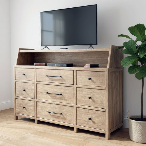 Proximity Place - Dresser & Hutch - Barley Buff – Dressers by Liberty Furniture at Furniture Wholesale Plus , Nashville furniture store
