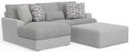 Titan - Sectional With Comfort Coil Seating, Cocktail Ottoman And Accent Pillows Included – 2 Piece Living Room Sets by Jackson at Furniture Wholesale Plus , Nashville furniture store