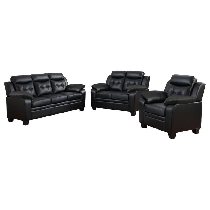 Finley - Upholstered Padded Arm Tufted Sofa Set – Stationary Sofas & Loveseats by CoasterEveryday at Furniture Wholesale Plus , Nashville furniture store
