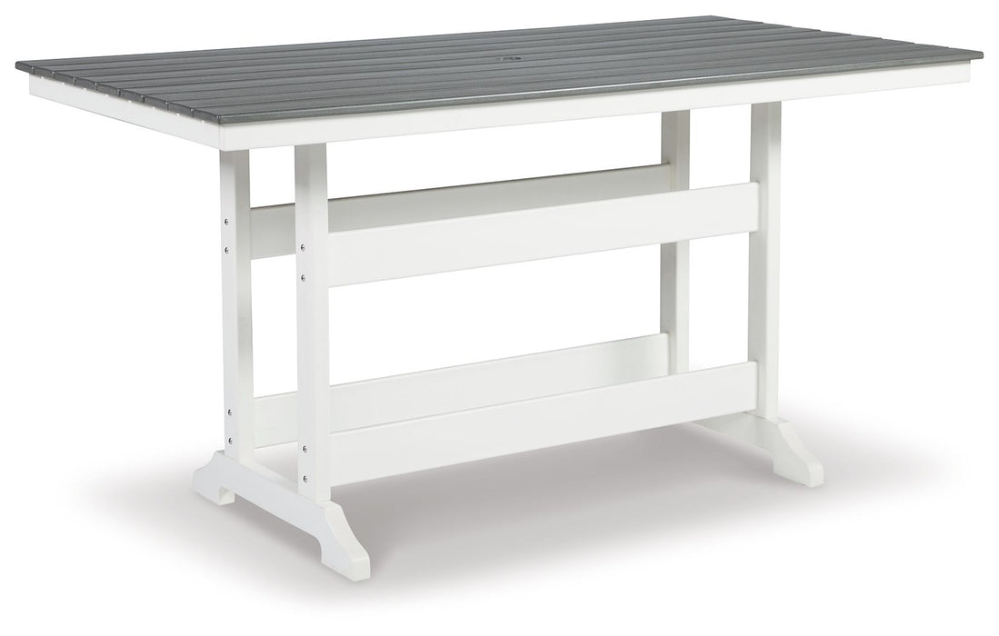 Transville - Counter Table W/Umb Opt – Dining Tables by Signature Design by Ashley® at Furniture Wholesale Plus , Nashville furniture store