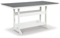 Transville - Counter Table W/Umb Opt – Dining Tables by Signature Design by Ashley® at Furniture Wholesale Plus , Nashville furniture store