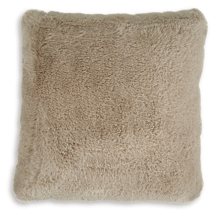 Gariland - Faux Fur Pillow – Throw Pillows by Signature Design by Ashley® at Furniture Wholesale Plus , Nashville furniture store