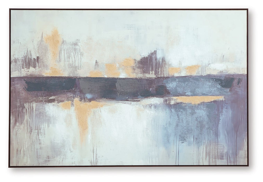 Gatesford - Wall Art - Blue / White / Tan – Canvas Art by Signature Design by Ashley® at Furniture Wholesale Plus , Nashville furniture store