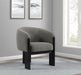Valdez - Boucle Upholstered Barrel Back Accent Chair - Premium Accent Chairs from CoasterEveryday - Just $429! Shop now at Furniture Wholesale Plus  We are the best furniture store in Nashville, Hendersonville, Goodlettsville, Madison, Antioch, Mount Juliet, Lebanon, Gallatin, Springfield, Murfreesboro, Franklin, Brentwood
