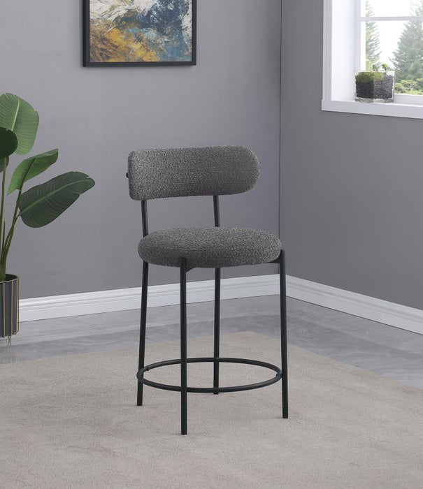 Viola - Boucle Upholstered Bar Stool (Set of 2) - Premium Stool Sets from Coaster Fine Furniture - Just $419! Shop now at Furniture Wholesale Plus  We are the best furniture store in Nashville, Hendersonville, Goodlettsville, Madison, Antioch, Mount Juliet, Lebanon, Gallatin, Springfield, Murfreesboro, Franklin, Brentwood