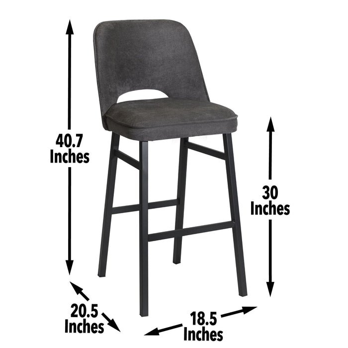 Sarah - Barstool - Brown – Bar Height (28"-30") by Steve Silver Furniture at Furniture Wholesale Plus , Nashville furniture store