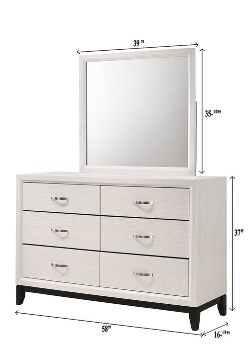 Akerson - Dresser, Mirror – Dresser & Mirror by Crown Mark at Furniture Wholesale Plus , Nashville furniture store
