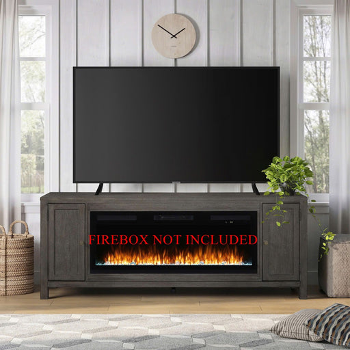 Fireplace TV Consoles - 78" Fireplace TV Console FTS - Dark Brown – Fireplace TV Stands by Liberty Furniture at Furniture Wholesale Plus , Nashville furniture store