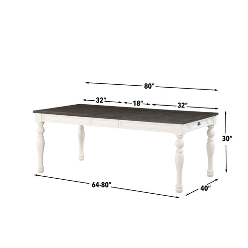 Joanna - Dining Table - Two Tone – Dining Tables by Steve Silver Furniture at Furniture Wholesale Plus , Nashville furniture store
