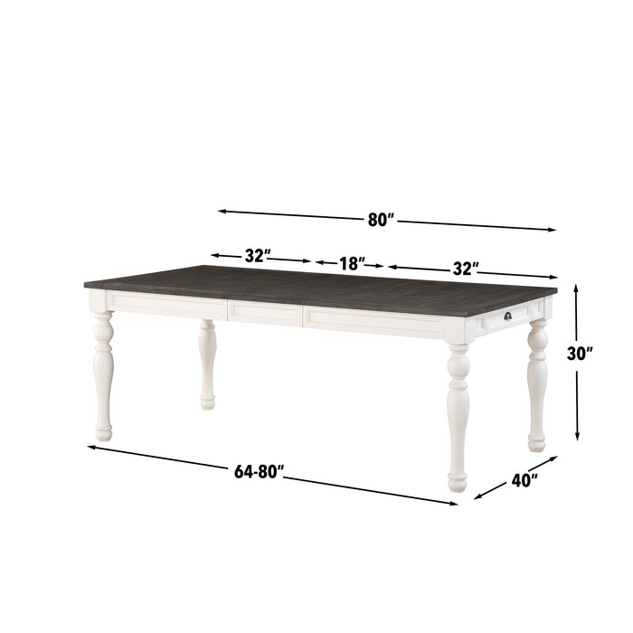 Joanna - Dining Table - Two Tone – Dining Tables by Steve Silver Furniture at Furniture Wholesale Plus , Nashville furniture store