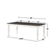 Joanna - Dining Table - Two Tone – Dining Tables by Steve Silver Furniture at Furniture Wholesale Plus , Nashville furniture store