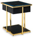 Rexwell - Accent Table With Speaker - Black / Gold Finish – Accent Tables by Signature Design by Ashley® at Furniture Wholesale Plus , Nashville furniture store