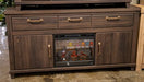 Brazen Valley - TV Stand With Fireplace Option – TV Stands by Signature Design by Ashley® at Furniture Wholesale Plus , Nashville furniture store