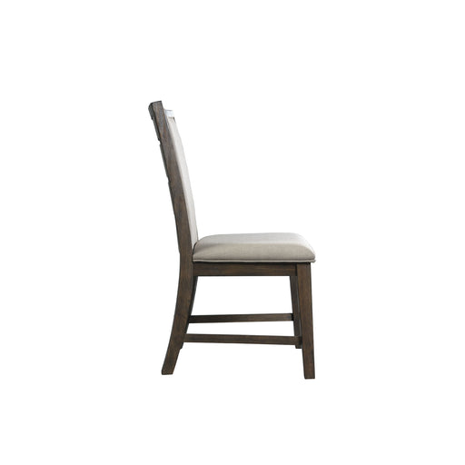 Grady - Slat Back Side Chair (Set of 2) - Dark Walnut – Chair Sets by Elements International at Furniture Wholesale Plus , Nashville furniture store