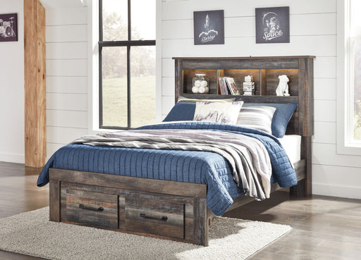 Drystan - Panel Bookcase Bed - Premium Storage Beds from Signature Design by Ashley® - Just $388! Shop now at Furniture Wholesale Plus  We are the best furniture store in Nashville, Hendersonville, Goodlettsville, Madison, Antioch, Mount Juliet, Lebanon, Gallatin, Springfield, Murfreesboro, Franklin, Brentwood