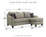 Kestrel - Sofa Chaise - Pearl Silver – Stationary Sofas by Ashley® at Furniture Wholesale Plus , Nashville furniture store