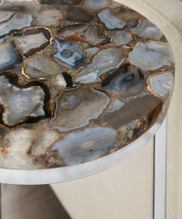 Onyx - Agate Top Nesting Table - Pearl Silver – Nesting Tables by Steve Silver Furniture at Furniture Wholesale Plus , Nashville furniture store