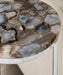 Onyx - Agate Top Nesting Table - Pearl Silver – Nesting Tables by Steve Silver Furniture at Furniture Wholesale Plus , Nashville furniture store