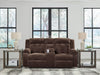 Free Wake - Double Relcining Power Loveseat With Console - Chocolate – Reclining Loveseats by Signature Design by Ashley® at Furniture Wholesale Plus , Nashville furniture store