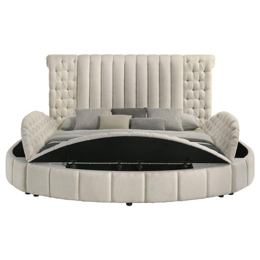 Sonya - Upholstered Round Storage Bed - Premium Storage Beds from Coaster Fine Furniture - Just $1399! Shop now at Furniture Wholesale Plus  We are the best furniture store in Nashville, Hendersonville, Goodlettsville, Madison, Antioch, Mount Juliet, Lebanon, Gallatin, Springfield, Murfreesboro, Franklin, Brentwood