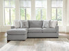 UrbanCrest - Sectional – Stationary Sectionals by Signature Design by Ashley® at Furniture Wholesale Plus , Nashville furniture store