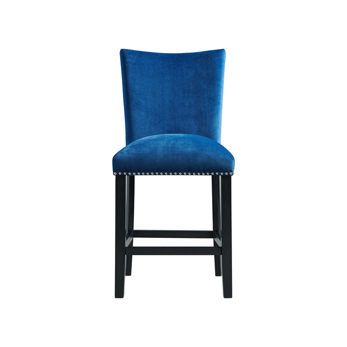 Francesca - Velvet Counter Height Chair (Set of 2) – Chair Sets by Elements International at Furniture Wholesale Plus , Nashville furniture store