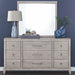 New Haven - Dresser & Mirror - Sanctuary White – Dresser & Mirror by Liberty Furniture at Furniture Wholesale Plus , Nashville furniture store