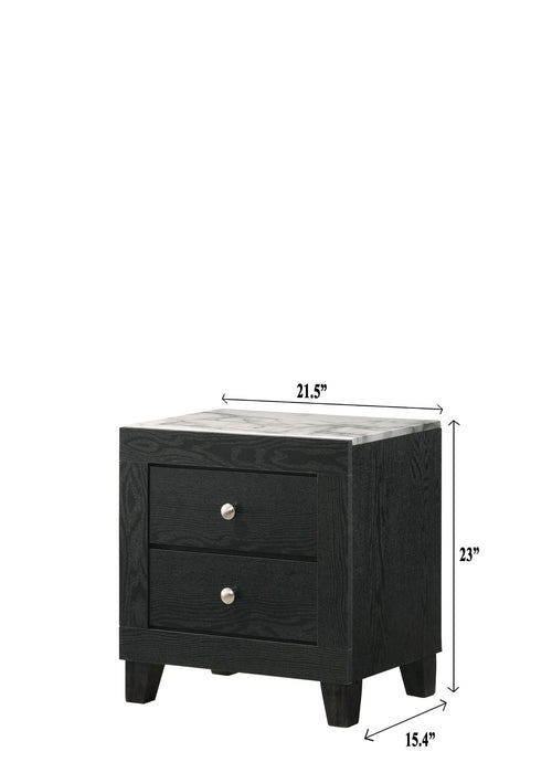 Cadence - Nightstand - Black – Accent Nightstands by Crown Mark at Furniture Wholesale Plus , Nashville furniture store